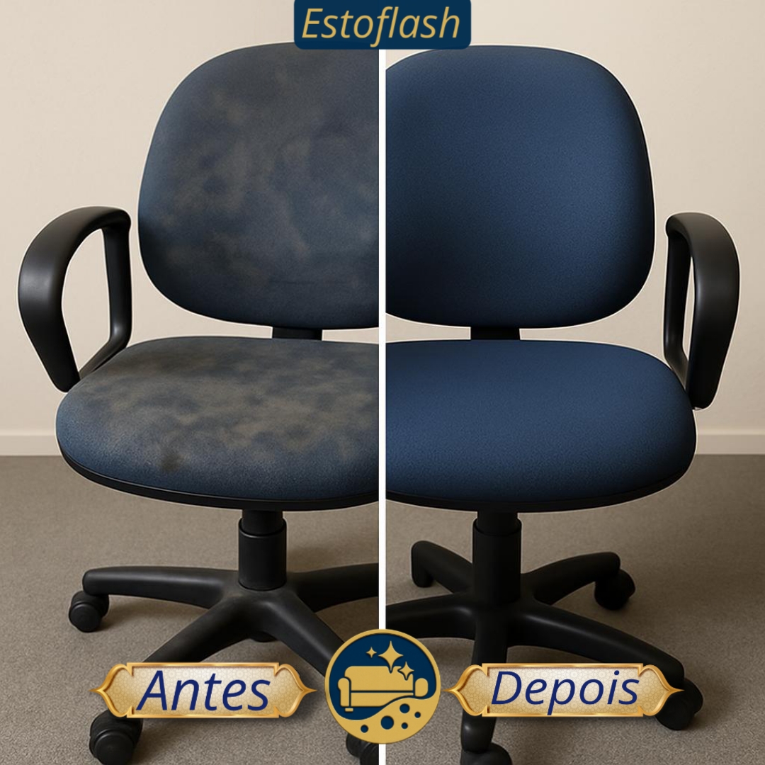 Antes e depois — Cadeiras de escritório
